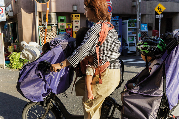 Le mamachari est un des symboles forts du vélo au Japon. -Jérémie Souteyrat pour Zoom Japon-