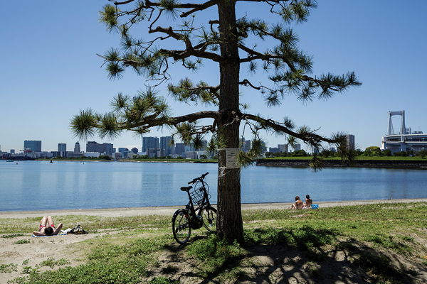 Odaiba est un endroit merveilleux pour profiter de la baie de Tôkyô. -Jérémie Souteyrat pour Zoom Japon-