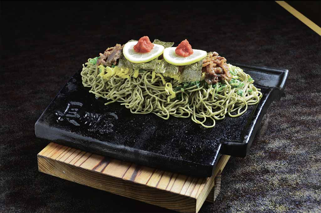 Japon yamaguchi kawarasoba cuisine