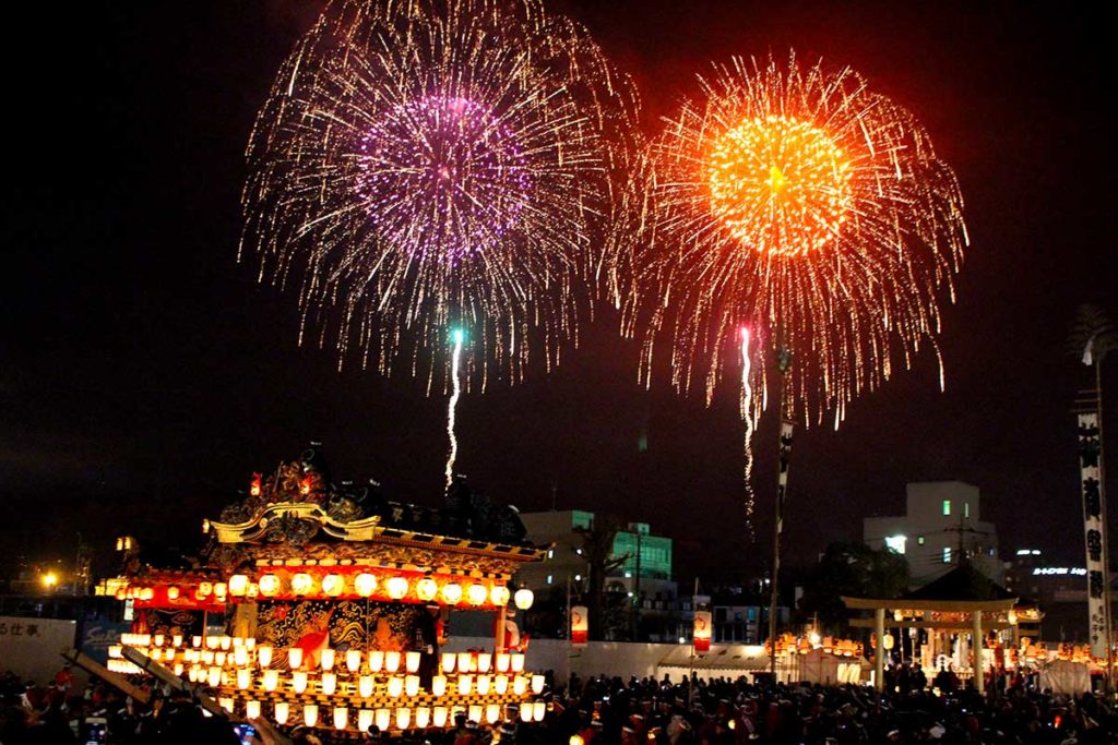 Chichibu Yomatsuri festival hanabi en decembre